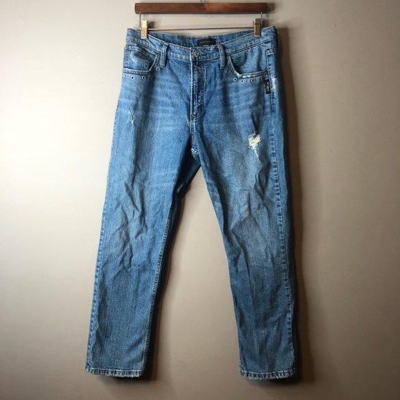 Silver jeans high rise Frisco straight 29